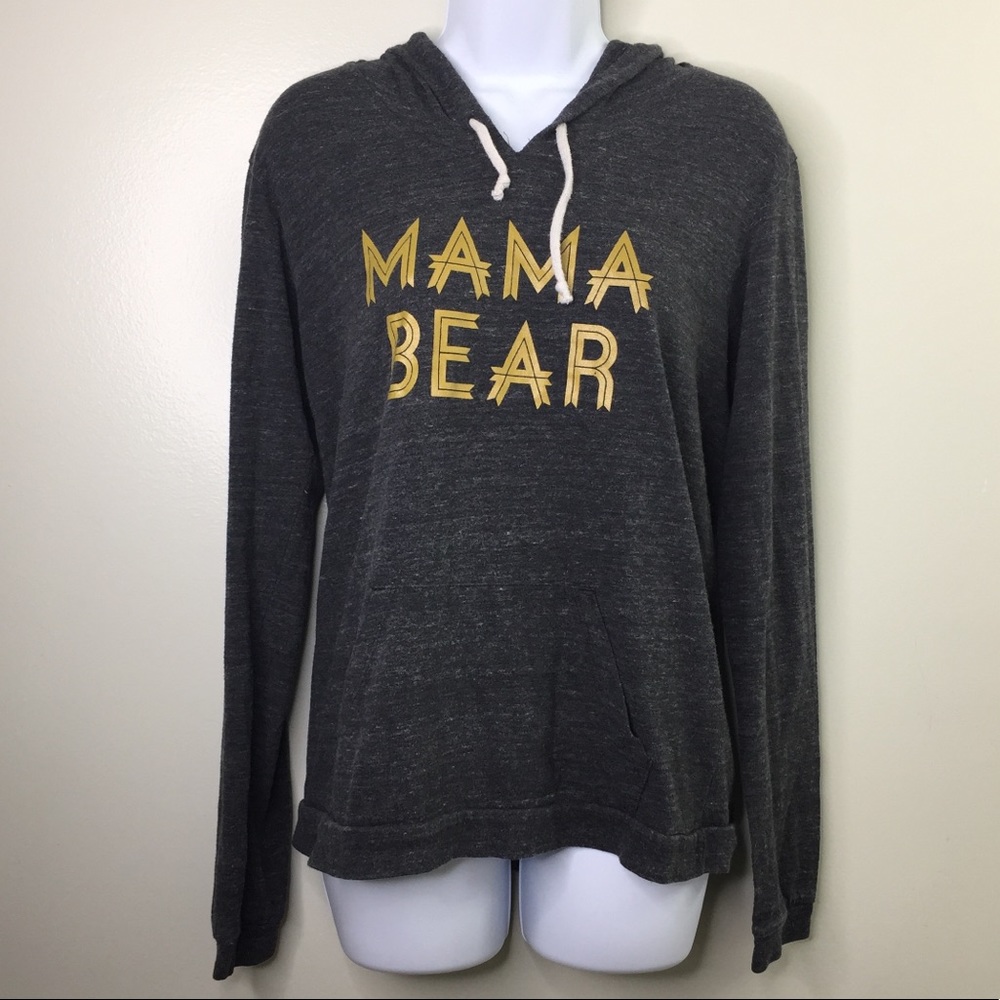 Momma Bear hooded sweatshirt - Large